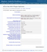 WordPress Plugin All in One SEO Pack Einstellungen